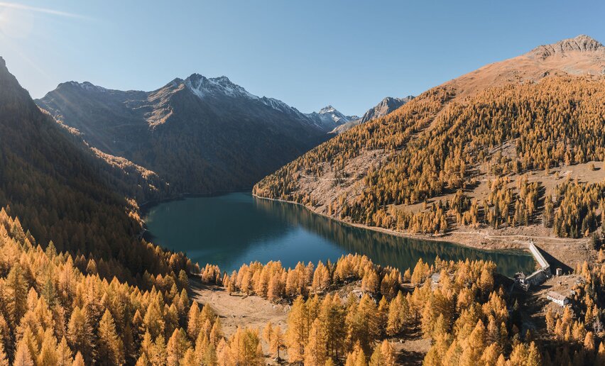 Lago di Pian Palù in autunno | © Archivio APT Val di Sole Ph Giacomo Podetti